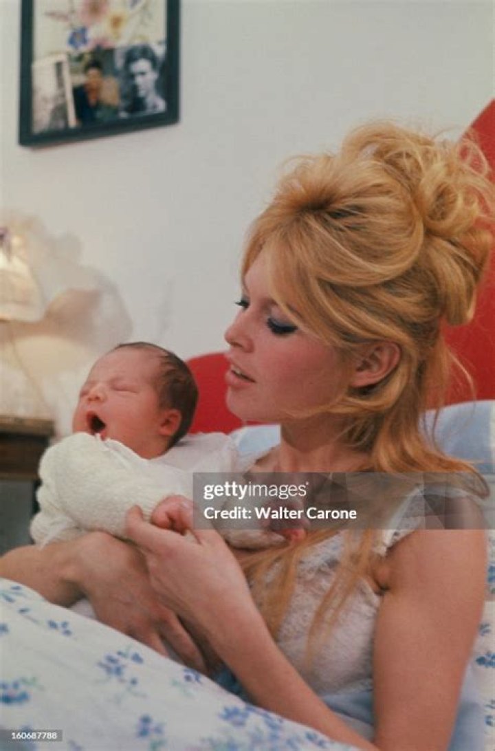 Brigitte Bardot Presents His Son Nicolas Charrier. Brigitte BARDOT