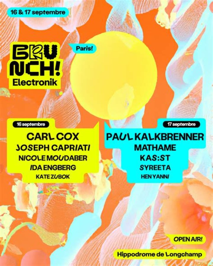 Brunch Electronik Paris w/ Carl Cox, Paul Kalkbrenner & more