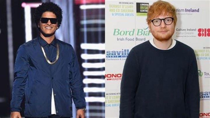 Bruno Mars Hires Ed Sheeran to Sing him Happy Birthday