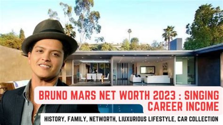 Bruno Mars Net Worth 2023 How Much Does Bruno Mars Make a Year?