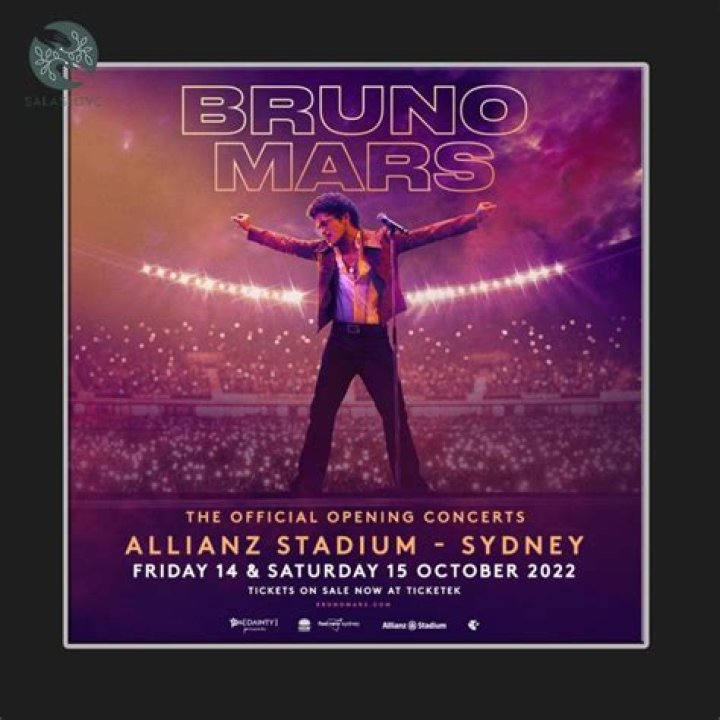Bruno Mars Sydney