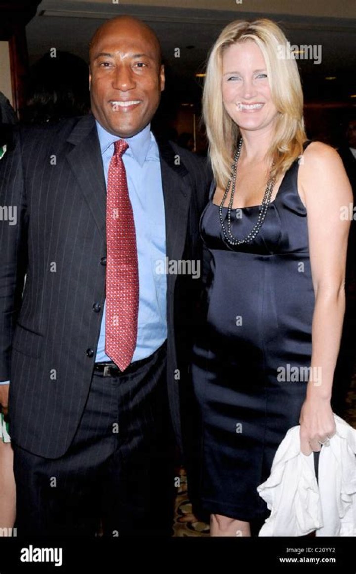 Bryon Allen and wife at the 35th annual dinner of champions held at the