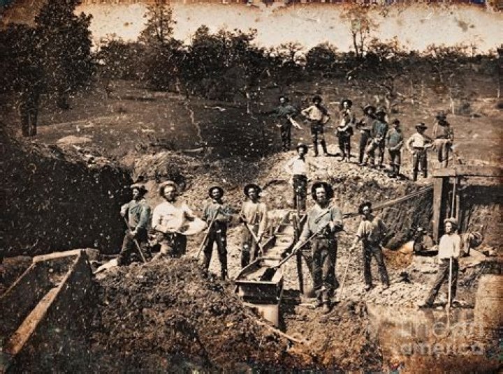 California Gold Rush Miners circa 1849 Dageuerreotype Photograph by Robert H Vance