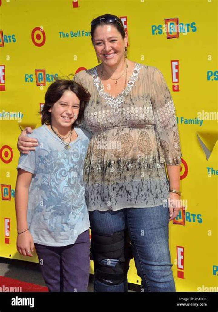 Camryn Manheim, son Milo PS Art Express Yourself2010 at the Santa