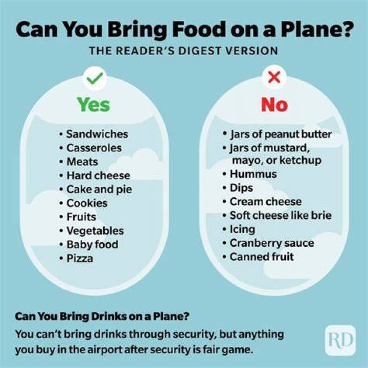 Can You Bring Food On A Plane?