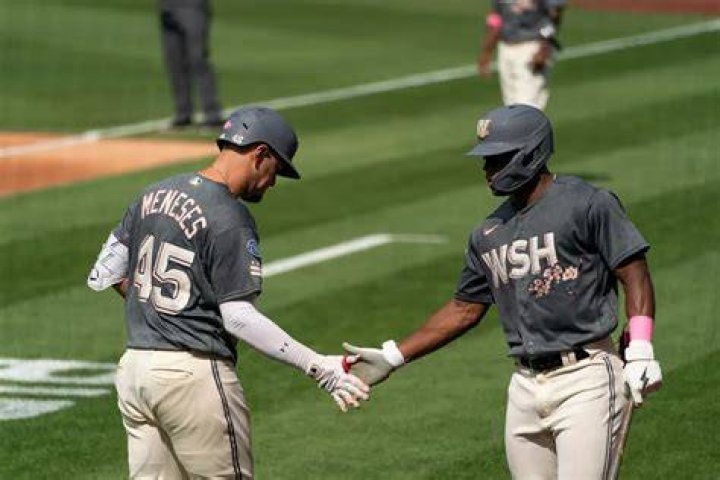 Candelario and Meneses HRs help Nats snap 5game skid with a win over