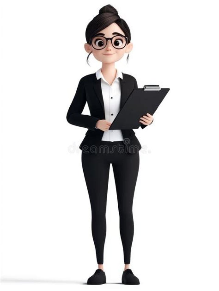 Cartoon character of a business boy with glasses on Craiyon