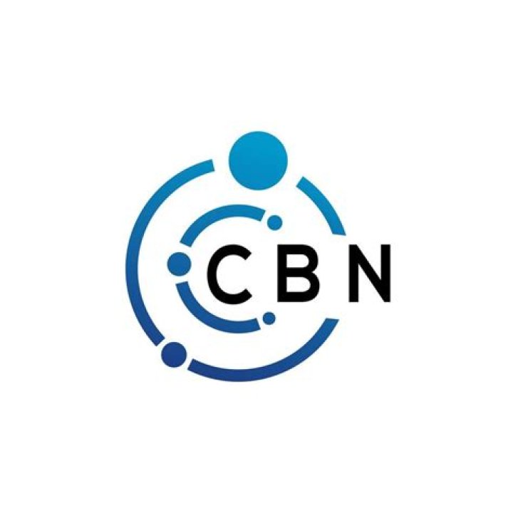 CBN letter logo design on white background. CBN creative initials