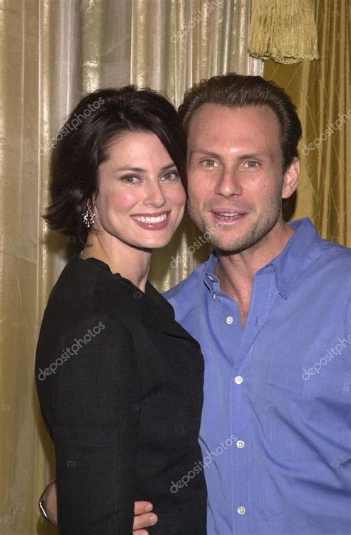 Christian Slater and wife Ryan Haddon Stock Editorial Photo © s