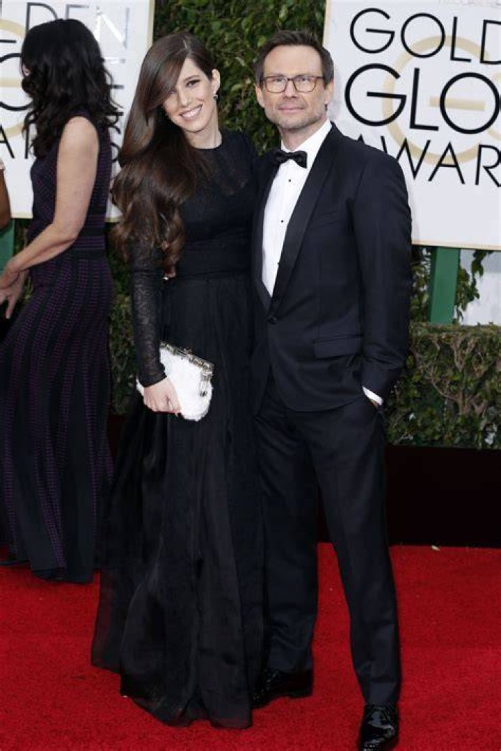 Christian Slater et sa femme Brittany Lopez 74e cérémonie annuelle