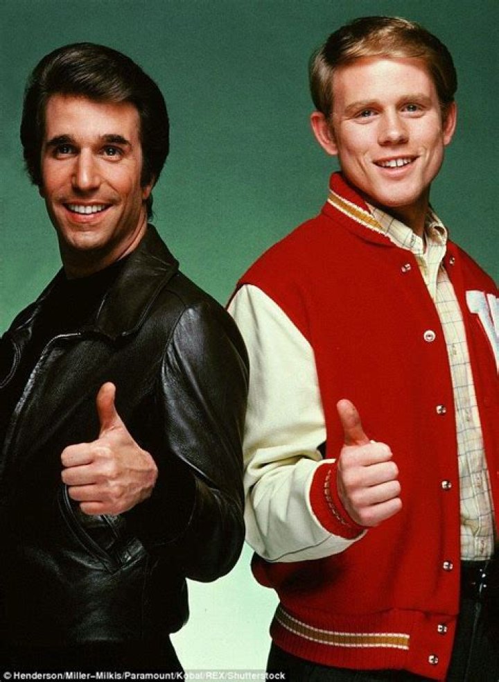Classic Henry played Arthur Fonzarelli aka 'Fonzie' as Ron played