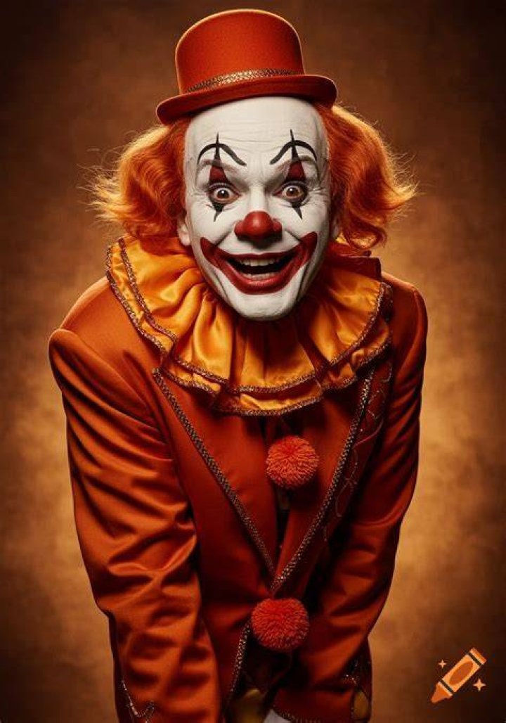 Clown Per&uuml;cke Orange Clown Kost&uuml;m Zubeh&ouml;r Neon