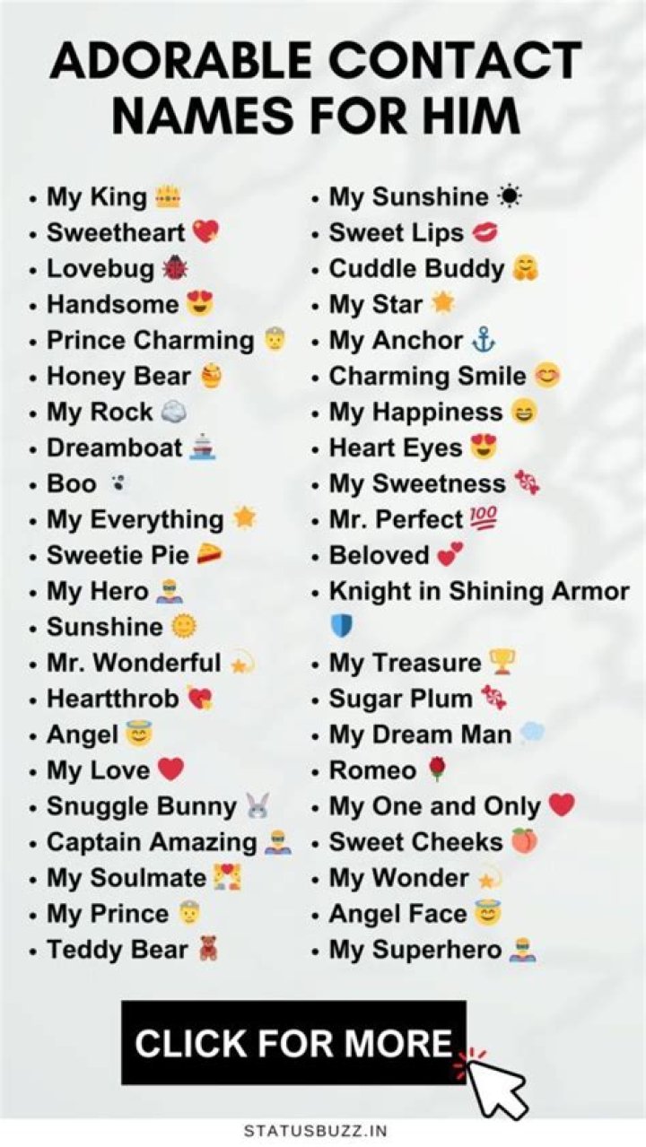 contact names for boyfriend🥺. in 2022 Names for boyfriend, Contact names for boyfriend, Cute