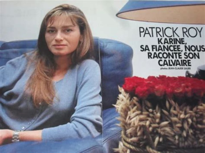COUPURE DE PRESSE 1993 PATRICK ROY Karine sa fianc&eacute;e raconte son
