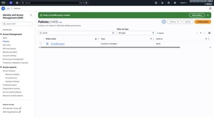Creating an IAM User and Generating Access Key on Amazon Web Services