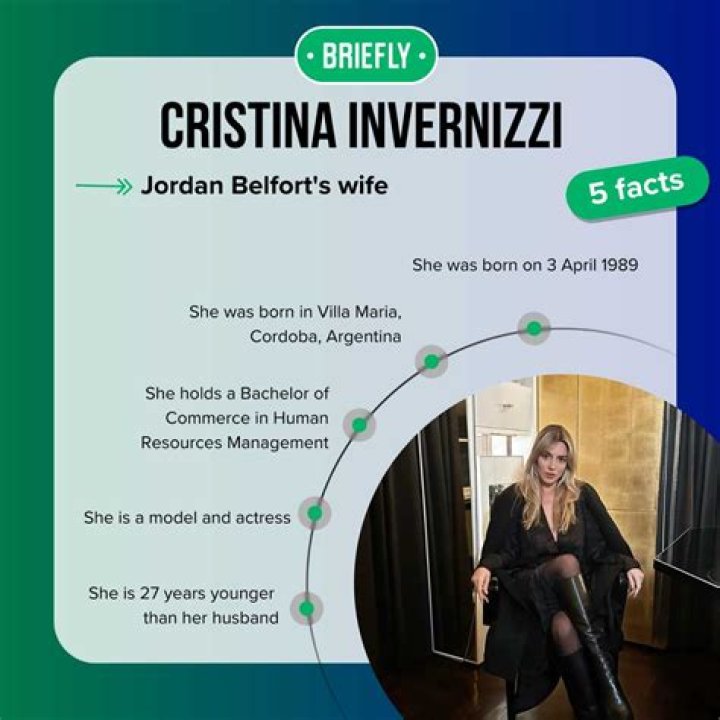 Cristina Invernizzi Jordan Belfort’s third wife old enough to be his