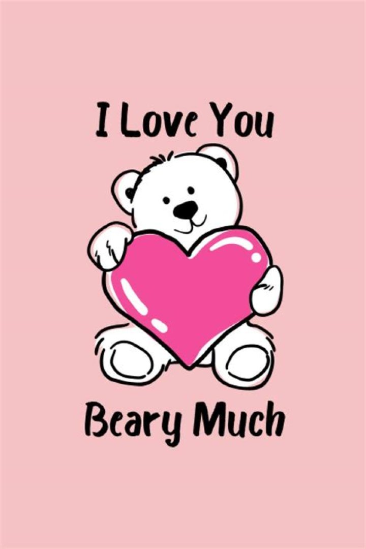 Cute bears i love you Royalty Free Vector Image