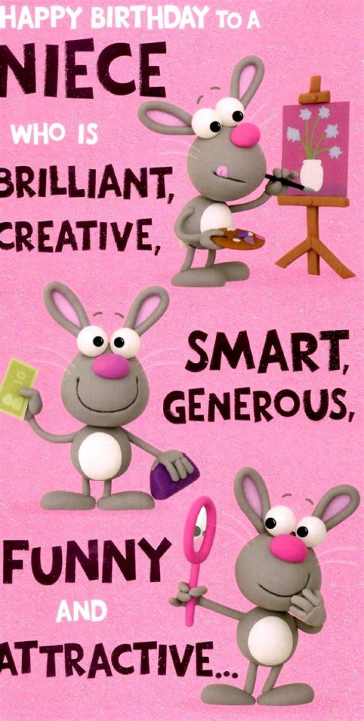 Cute Funny Niece Birthday Greeting Card Cards Love Kates
