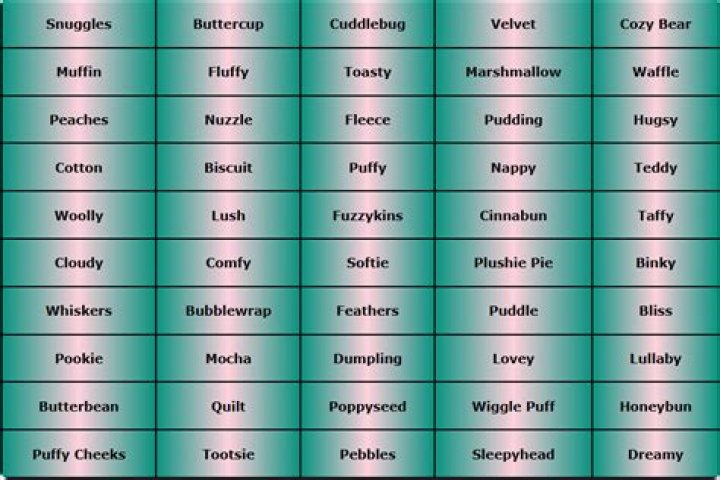Cute Names For Stuffed Animals Good Name