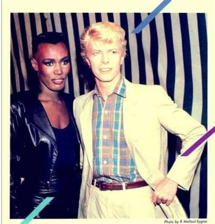David Bowie and Grace Jones 1983 Grace jones, David bowie, 1980s fashion trends