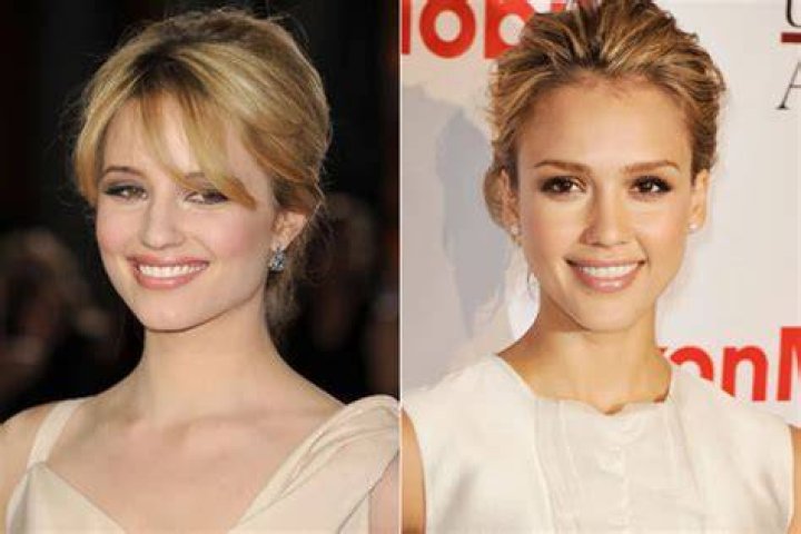 Dianna Agron + Jessica Alba Celeb LookAlikes