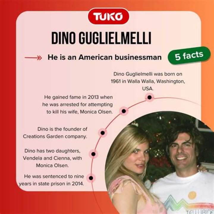 Dino Guglielmelli Net Worth, Wikipedia, ExWife Monica Olsen And Family