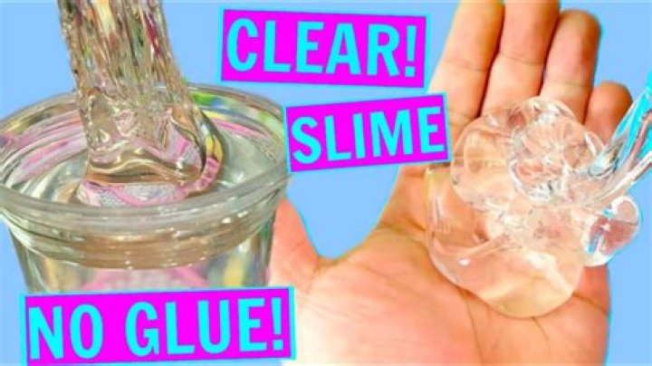 DIY CLEAR SLIME WITHOUT GLUE (MUST WATCH!) YouTube
