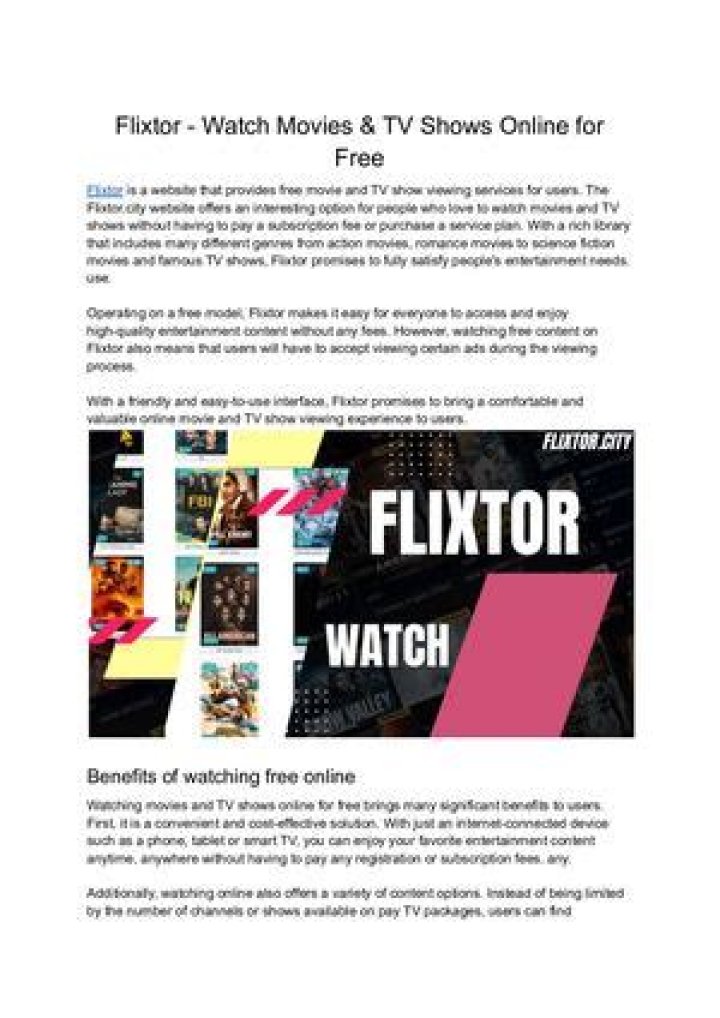 Download Flixtor for Windows 11, 10, 7, 8/8.1 (64 bit/32 bit)