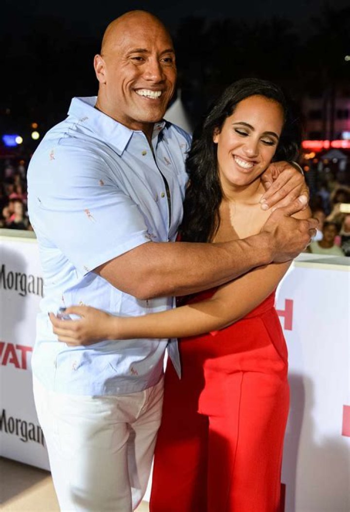 Dwayne Johnson and Simone Johnson at the 2018 Golden Globes POPSUGAR