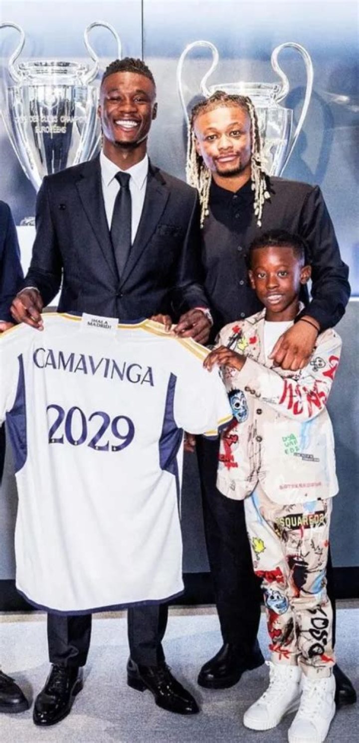 Eduardo Camavinga and his son and his journey in football