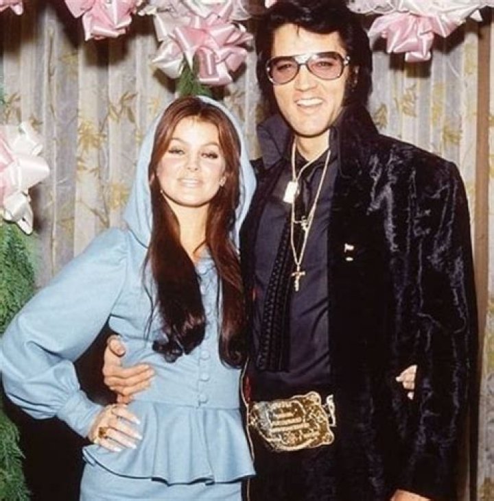 Elvis and Priscilla Presley, 1969 &copy; Frank Carroll. Elvis presley