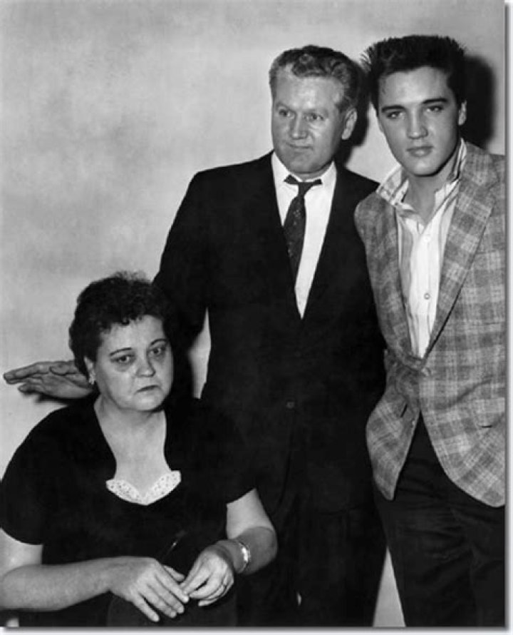 Elvis and Vernon Presley 1958 Photo