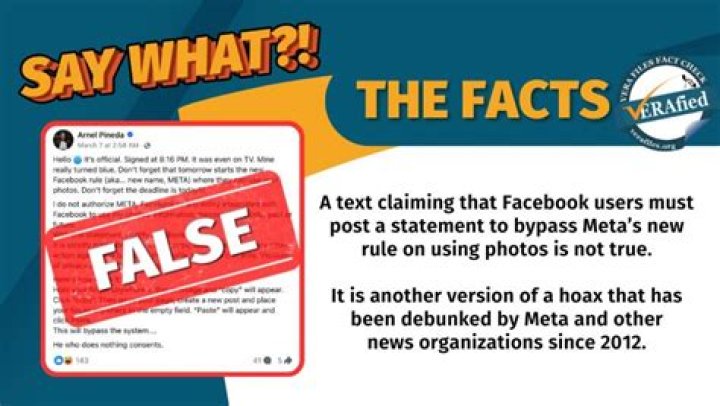 Facebook fact check Optoutofcharging hoax rises again