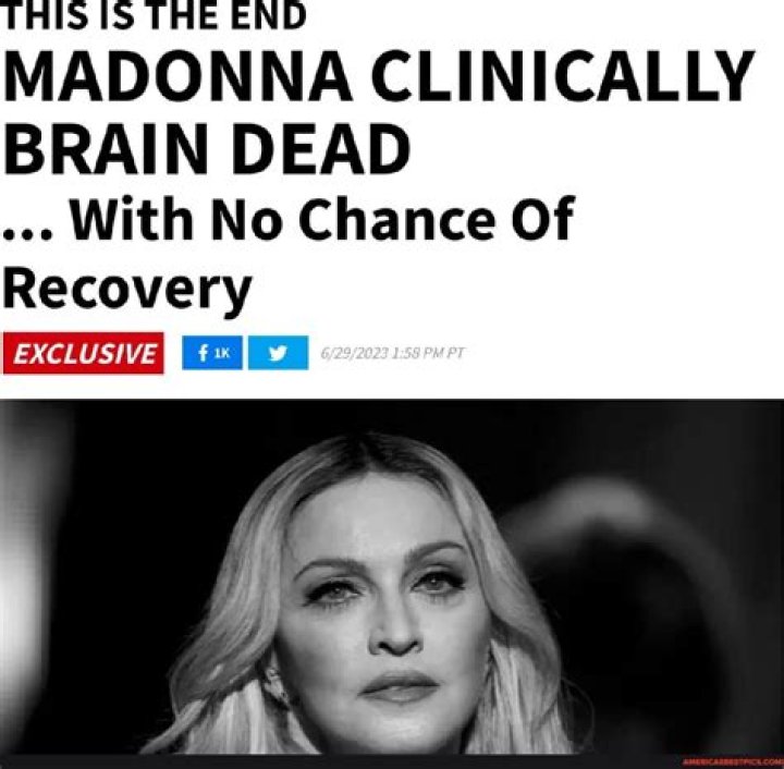 Fact Check Did Madonna pass away? American actors, Madonna, Madonna concert