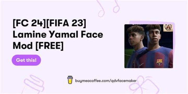 FIFA 23 Lamine Yamal Face Buymeacoffee