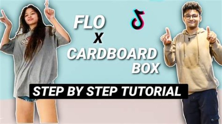 Flo x Cardboard Box *EASY TIKTOK TUTORIAL* YouTube