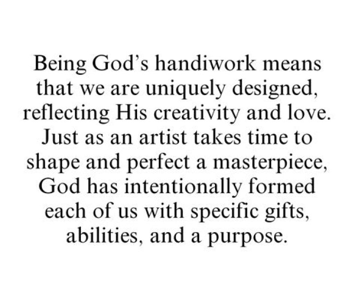For we are God&rsquo;s handiwork, created in Christ Jesus to do good works, which &hellip; Happy birthday