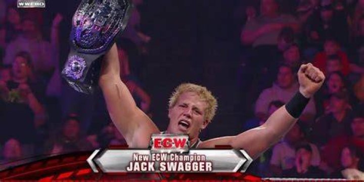 Former WWE Superstar Jack Swagger and Wife Catalina Hager at UFC Event