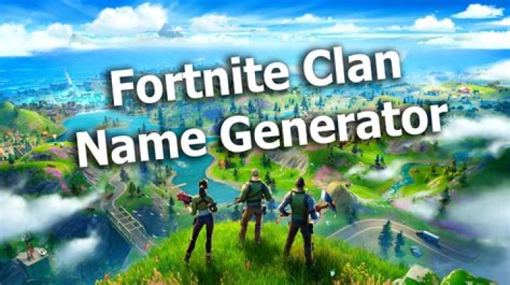 Fortnite Clan Name Generator Random Name Generators