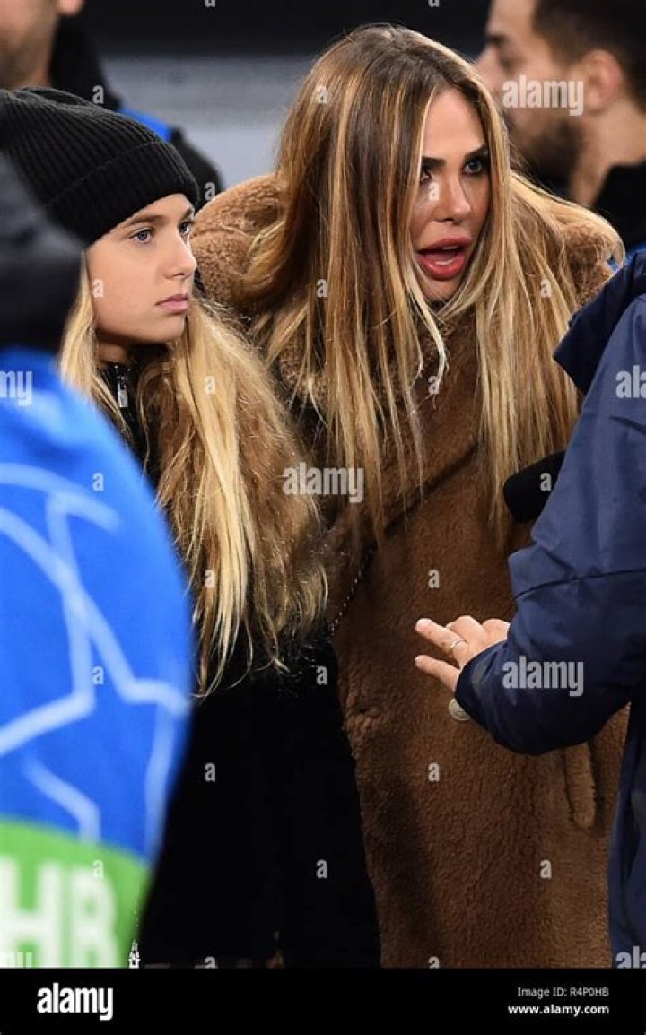 francesco totti with daughter chanel, roma 2009 Stock Photo 25194441