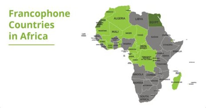 Francophone countries World in maps