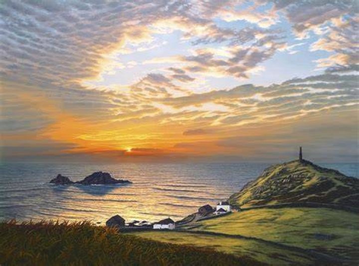 Gallery of Cornwall paintings by artist Sarah Vivian Sea and