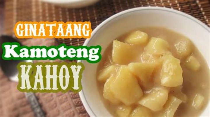 Ginataang Kamoteng Kahoy