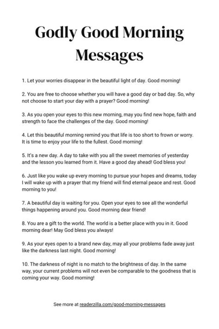 Godly Good Morning Messages good morning motivational quotes