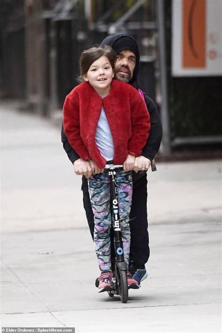 GOT star Peter Dinklage enjoys scooter ride with daughter, 6, in NYC