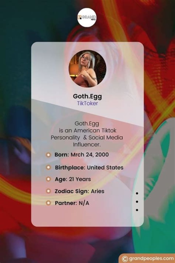 Goth Egg Wiki, Age, Height, Boyfriend, Net Worth, Bio & More