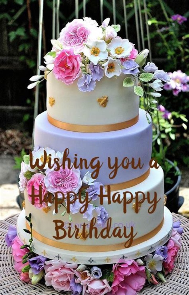 Happy Birthday Flower Cake, Happy Birthday Flowers Wishes, Happy