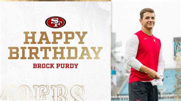 Happy Birthday to Brock Purdy!