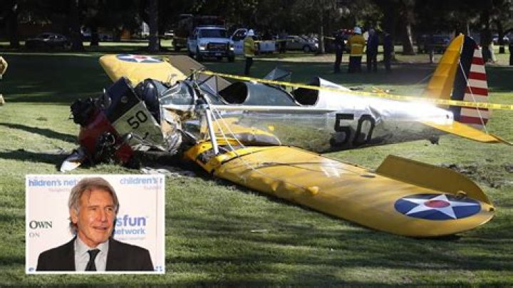 Harrison Ford Injured in SmallPlane Crash at Golf Course Near Santa