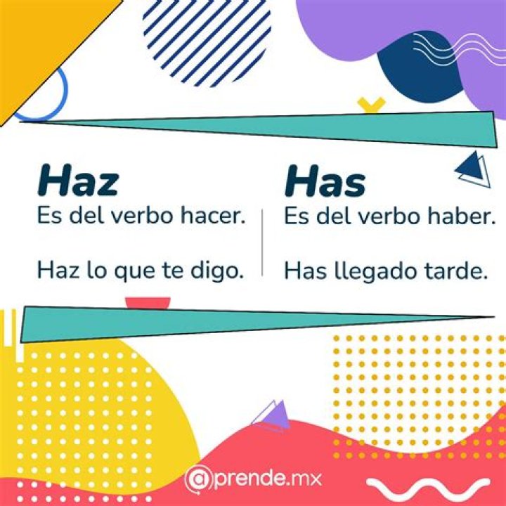 Haz y Has Idioms, Education, Language